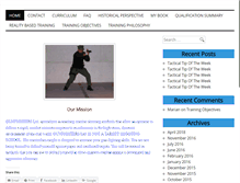 Tablet Screenshot of gunfightersltd.com
